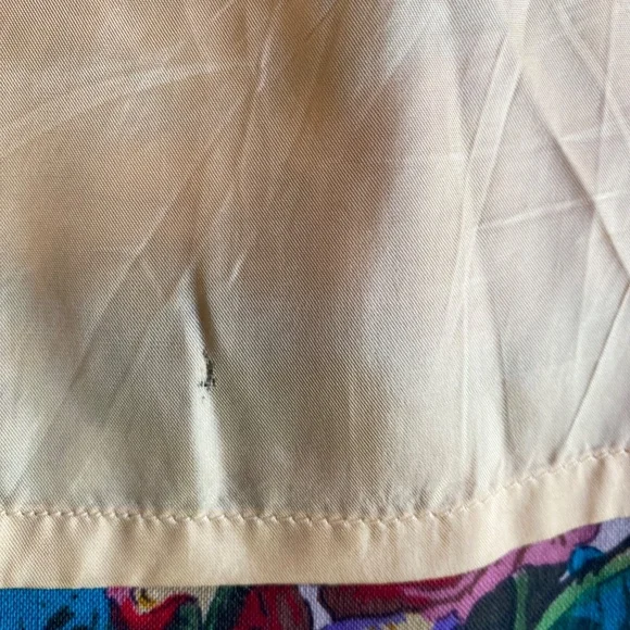 Vintage Geiger Knee Length Floral Skirt Sz 40/US 8 Cottagecore Romantic Summer - Picture 13 of 13